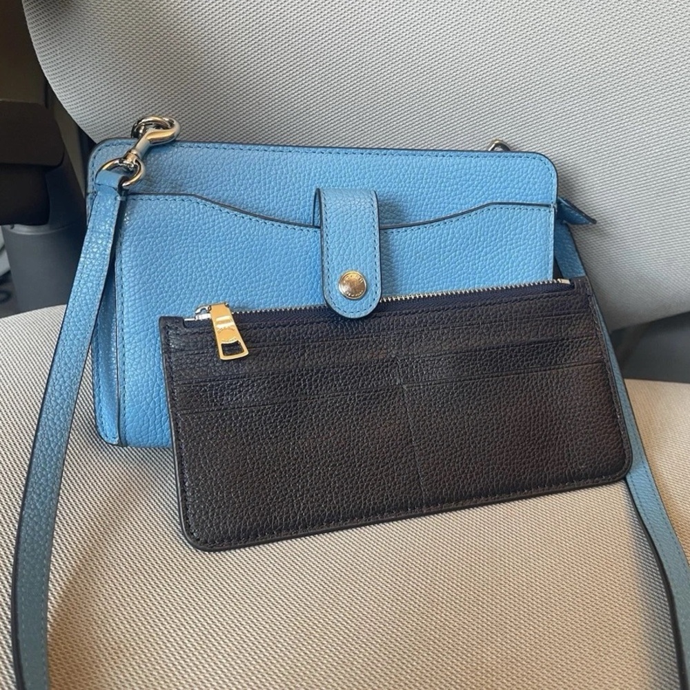 Coach crossbody bag with removable card case